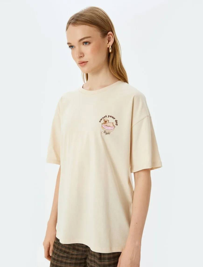 Resim Koton Kadın T-shirt 5SAL10173IK