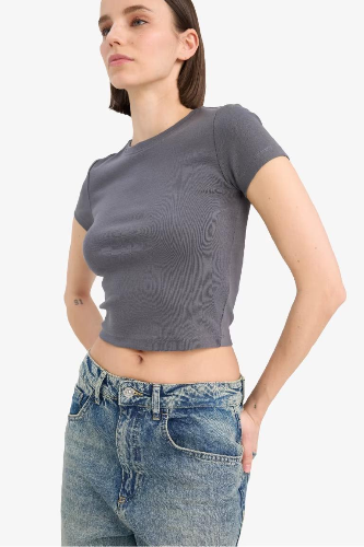 Resim Defacto Kadın T-shirt E0288AX/AR58