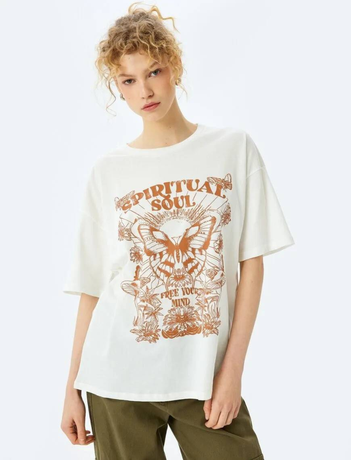 Resim Koton Kadın T-shirt 5SAL10357IK