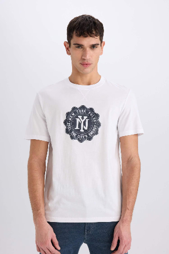 Resim Defacto Erkek  T-shirt D7935AXWT34