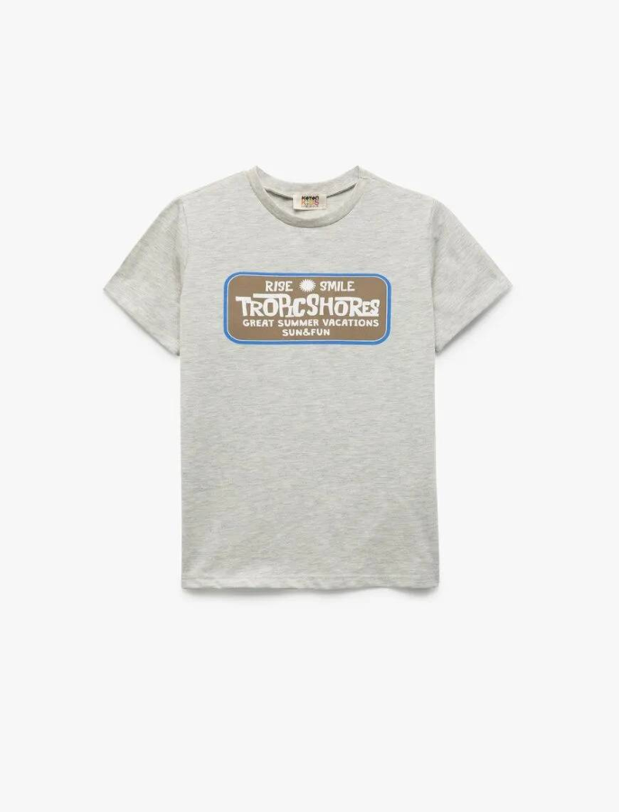 Resim Koton Erkek Çocuk T-shirt 5SKB10319TK