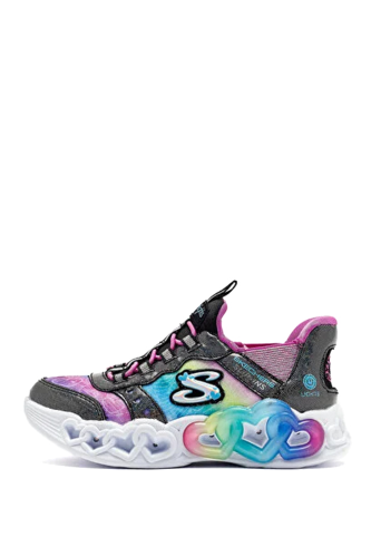 Resim Skechers Infınıte Heart Lıghts Kız Çocuk Spor Ayakkabı 303755L Bkmt