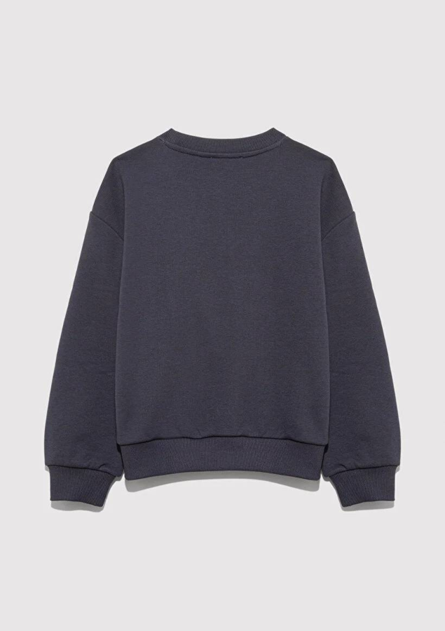 Resim Mavi Kuromi Baskılı Kız Çocuk Sweat M7S10139-70087