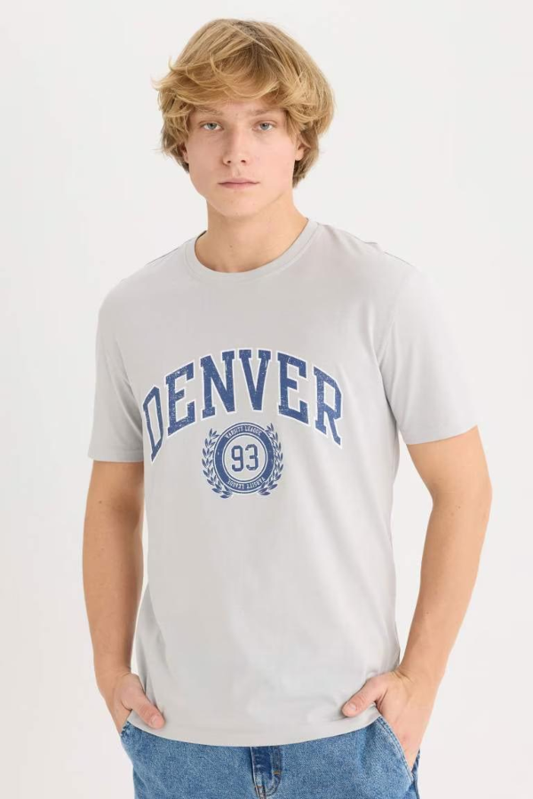 Resim Defacto Erkek  T-shirt D5576AXGR91