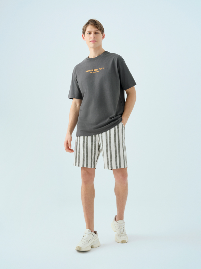 Resim Loft Erkek Loose Fit T-shirt LF2038581