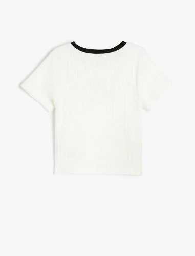 Resim Koton Kız Çocuk T-shirt 5SKG10204AK