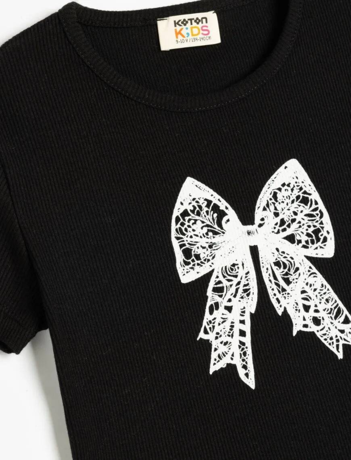 Resim Koton Kız Çocuk T-shirt 5SKG10231AK