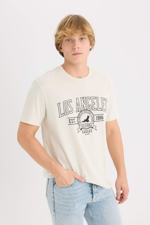 Resim Defacto Erkek  T-shirt D5577AXBG721