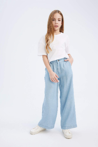 Resim Defacto Kız Çocuk  Jean Pantolon D7103A8NM28
