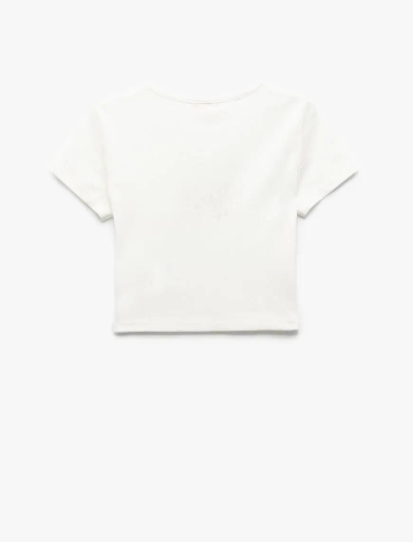 Resim Koton Kız Çocuk Kısa Kol T-shirt 5SKG10461AK