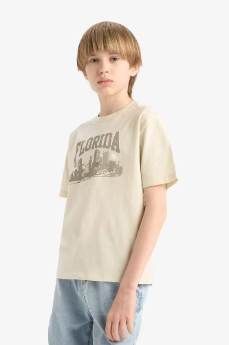 Resim Defacto Erkek Çocuk Kısa Kol T-shirt E6320A8GN1240