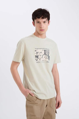 Resim Defacto Erkek T-shirt E0330AX/KH494