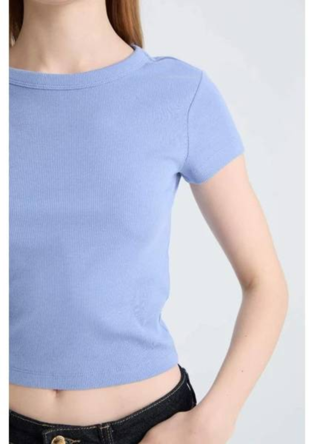 Resim Defacto Kadın Kısa Kol T-shirt E0287AX/BE747