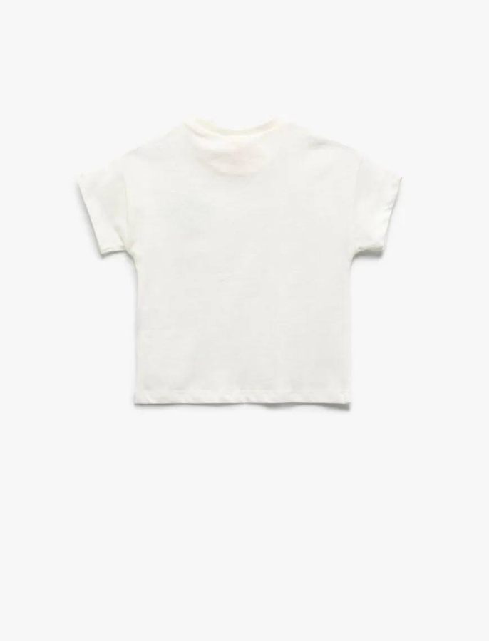 Resim Koton Kız Bebek Kısa Kol T-shirt 5SMG10052AK