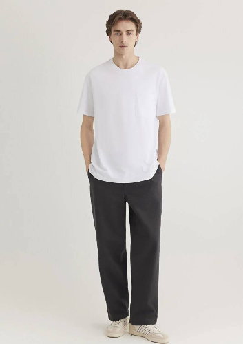 Resim Mavi Cepli Erkek T-Shirt M066248-620