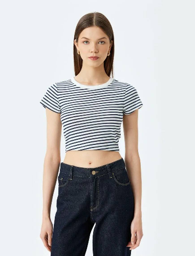 Resim Koton Kadın T-shirt 5SAL10192IK