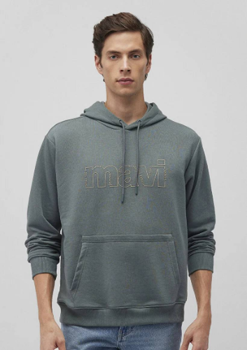 Resim Mavi Erkek Sweat