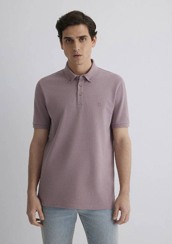 Resim Mavi Slim Erkek  T-shirt M063247-89596
