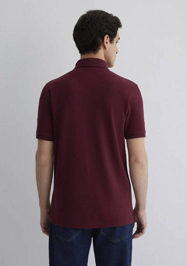 Resim Mavi Slim Erkek  T-shirt M063247-70394