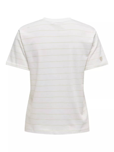 Resim Only Onlvanessa SS Heart To Box Jrs Kadın T-shirt 15346763