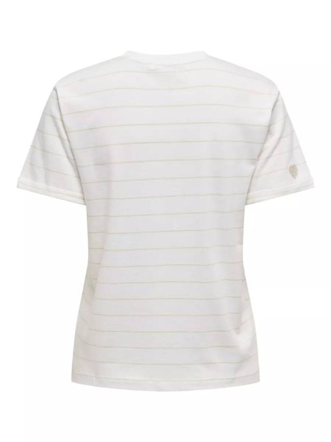 Resim Only Onlvanessa SS Heart To Box Jrs Kadın T-shirt 15346763