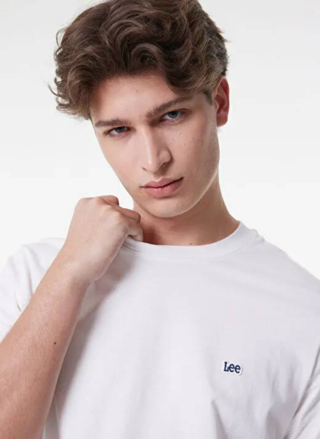 Resim Lee Erkek T-shirt L60UFQ12 L60UFQ Small Logo