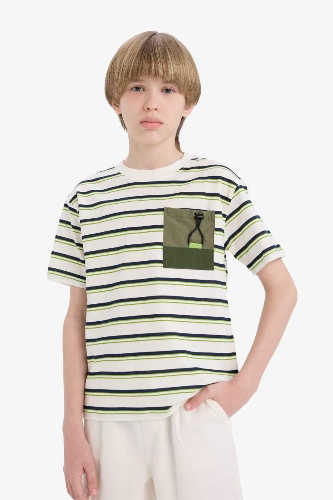 Resim Defacto Erkek Çocuk Kısa Kol T-shirt E0965A8ER77