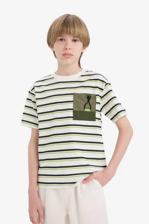 Resim Defacto Erkek Çocuk Kısa Kol T-shirt E0965A8ER77