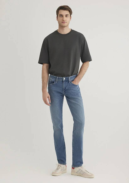 Resim Mavi Jake Erkek Jean Pantolon M0042289276