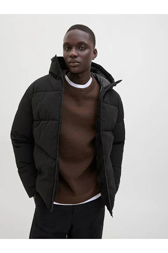 Resim Jack & Jones Jjglobal Puffer Jacket Erkek Mont 12283517