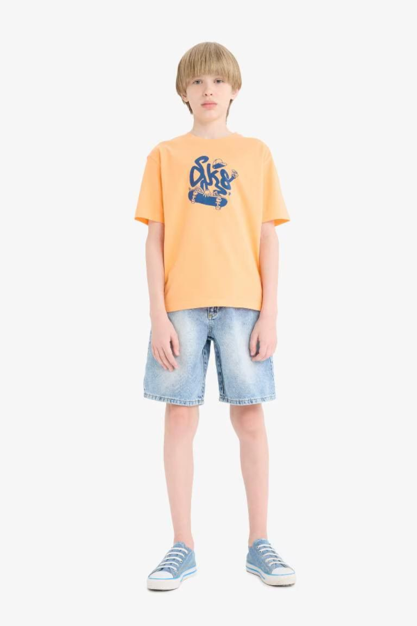 Resim Defacto Erkek Çocuk Kısa Kol T-shirt E0179A8/OG208