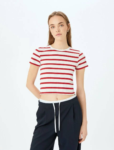 Resim Koton Kadın T-shirt 5SAL10047IK