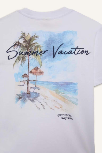 Resim Defacto Erkek Çocuk Kısa Kol T-shirt E3740A8WT36