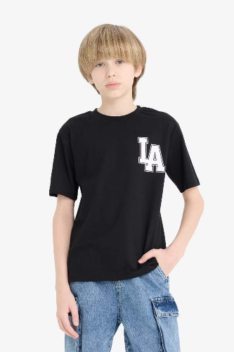 Resim Defacto Erkek Çocuk T-shirt F2573A8BK81