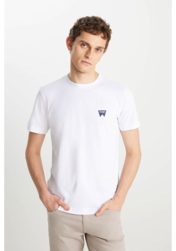 Resim Wrangler Regular Fit Small Logo  Erkek T-shirt MW70MD3312