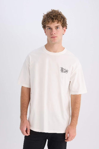 Resim Defacto Erkek  T-shirt D5466AXER105
