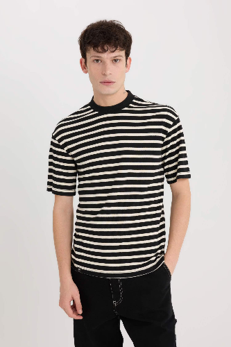 Resim Defacto Erkek  T-shirt B5910AXBK81
