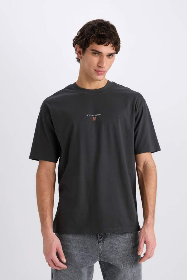 Resim Defacto Erkek  T-shirt E0908AXAR221