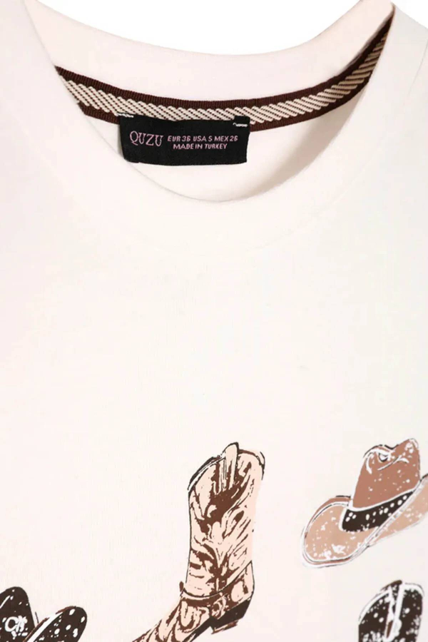 Resim QUZU Kadın T-shirt