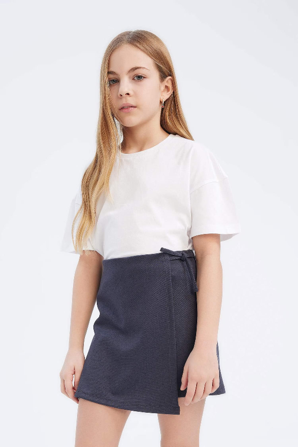 Resim Defacto Kız Çocuk Kısa Kol T-shirt Z5095A6WT34