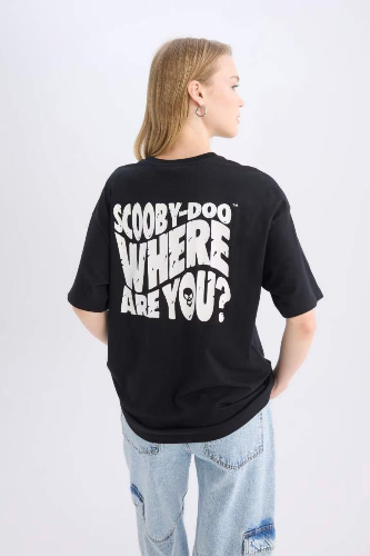 Resim Defacto Kadın Kısa Kol T-shirt D9106AX/BK81