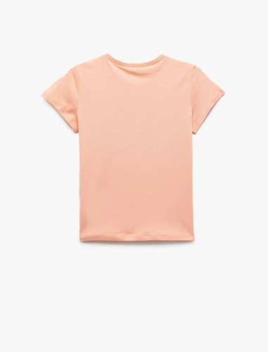 Resim Koton Kız Çocuk Kısa Kol T-shirt 5SKG10272AK