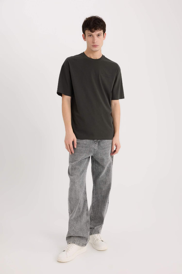 Resim Defacto Erkek  T-shirt D5601AX/AR110