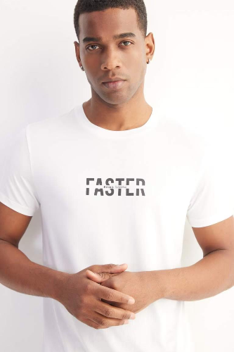 Resim Defacto Erkek  T-shirt D7811AXWT34