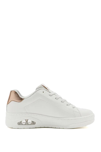 Resim Skecherks Uno Court - Courted Air Kadın Spor Ayakkabı 177700 Wht