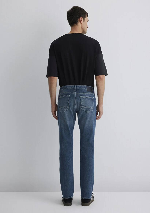 Resim Mavi Jake Erkek Jean Pantolon M0042289336