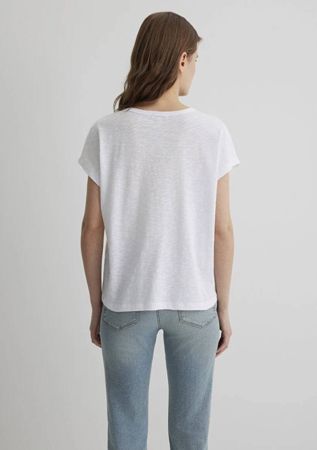 Resim Mavi Regular Kadın  T-shirt M1612380-620