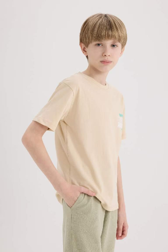Resim Defacto Erkek Çocuk Kısa Kol T-shirt E5082A8BG663