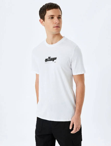 Resim Koton Erkek T-shirt 5SAM10331HK