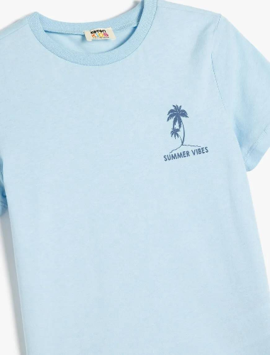 Resim Koton Erkek Çocuk T-shirt 5SKB10110TK